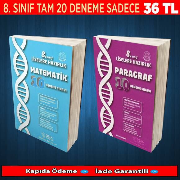 8.Sınıf Matematik / Fen 2 Kitap 20 DENEME