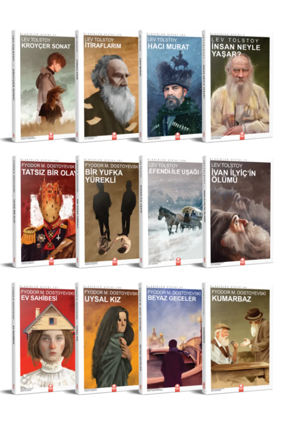 Dünya Klasikleri Seti (12 KİTAP) / Rus Klasikleri