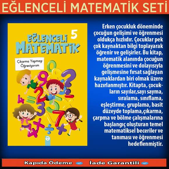 Eğlenceli Matematik Seti 11 Kitap