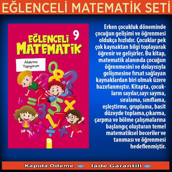Eğlenceli Matematik Seti 11 Kitap