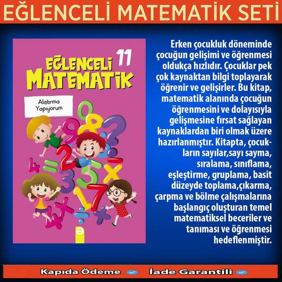 Eğlenceli Matematik Seti 11 Kitap