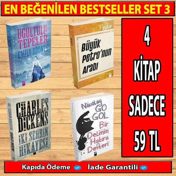 En Beğenilen Bestseller Set 3 (4 Kitap)