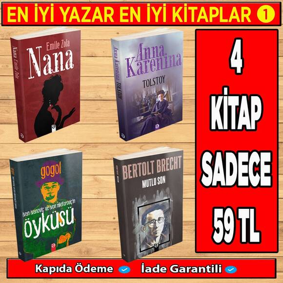 Eyi İyi Yazar En İyi Kitap Set 1 (4 Kitap)