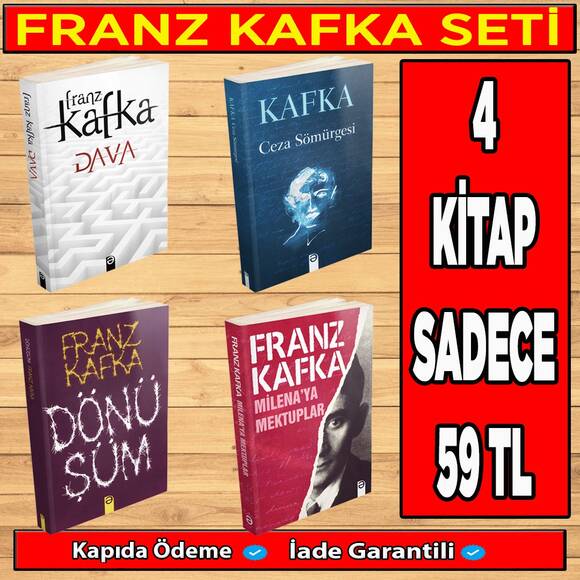 Franz Kafka Seti (4 Kitap)