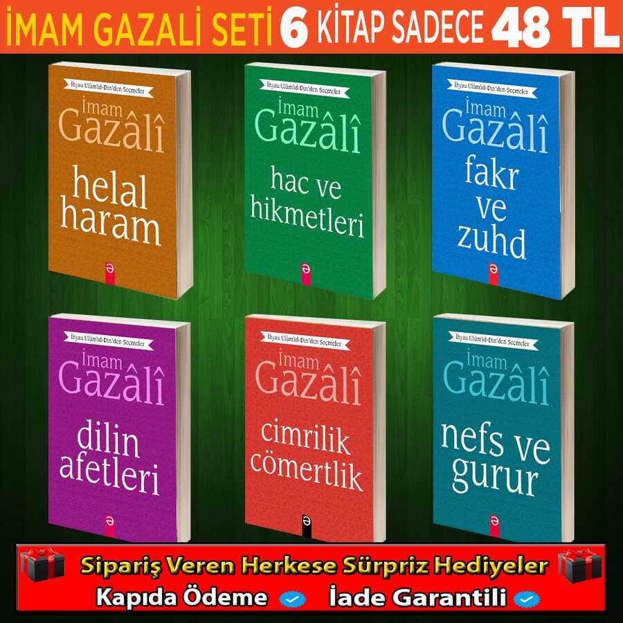 Gazali Seti 6 Kitap Sadece 48 Tl 80 Indirim Kapida Odeme