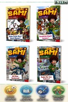 NEF KİTAP - Sakar Sami - 4 Kitaplık Komik Macera Seti (3, 4 ve 5. Sınıflar İçin 8- 11 Yaş)