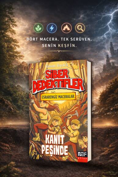 Siber Dedektifler Seti (4 Kitap): 9-12 Yaş İçin Eğitici ve Macera Dolu İnternet Rehberi