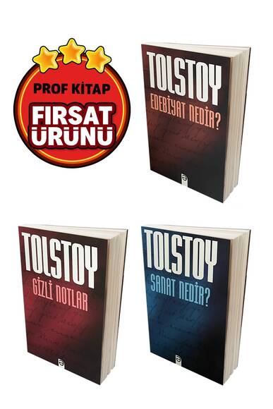 Tolstoy Seçme Eserleri Seti 3 Kitap