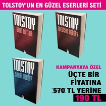 Tolstoy Seçme Eserleri Seti 3 Kitap - Thumbnail